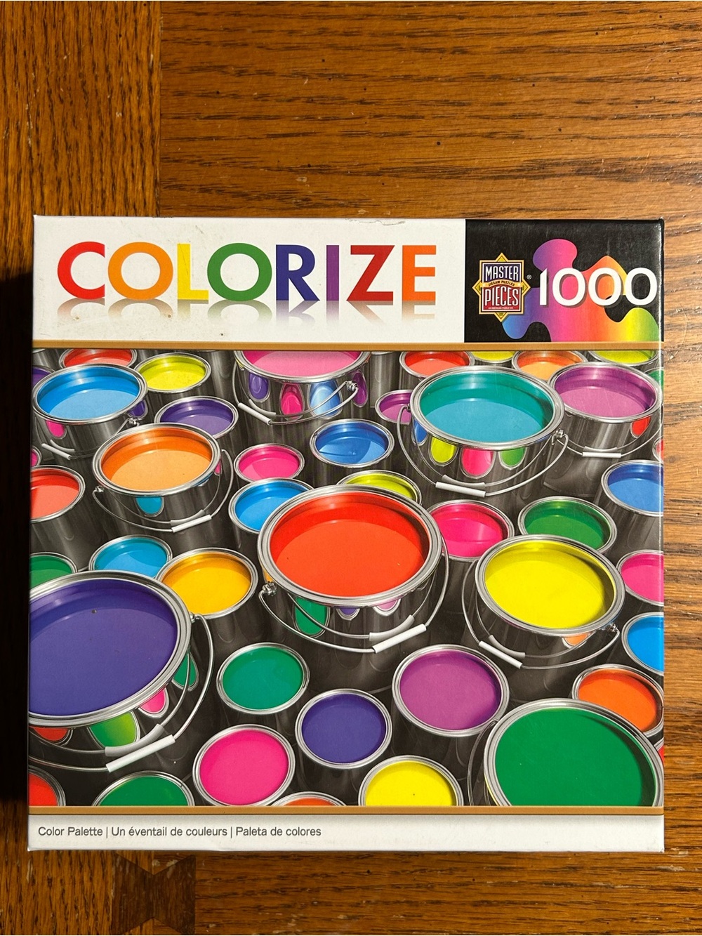 Colorize 1000-Piece Jigsaw Puzzle - Vibrant Paint Palette
